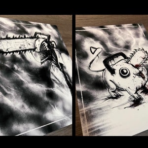 Chainsaw Buds-8x10 Fine Art Print Bundle, Dark Wall Art