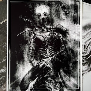 MU TH UR- Xenomorph Wall Art, Alien Movie Decor, Romulus, Giger sci fi Poster, lv 426, Ripley