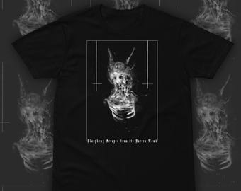 Black Metal TShirt Unisex, Punk Alt Graphic Tee, Gothic Apparel, Satanic Shirt, Blasphemy