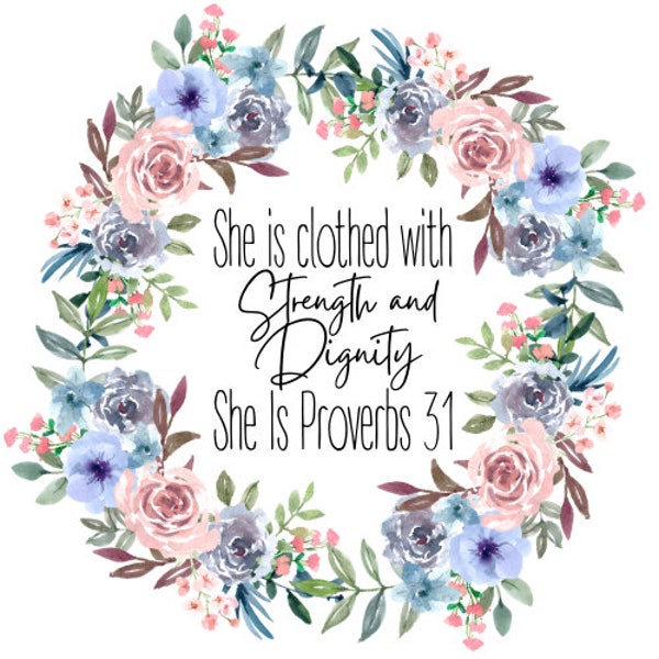 She is Proverbs 31 PNG and SVG Digital Download