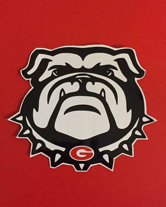 Motors Auto Parts & Accessories Bulldogs Dawg Face Only Vinyl
