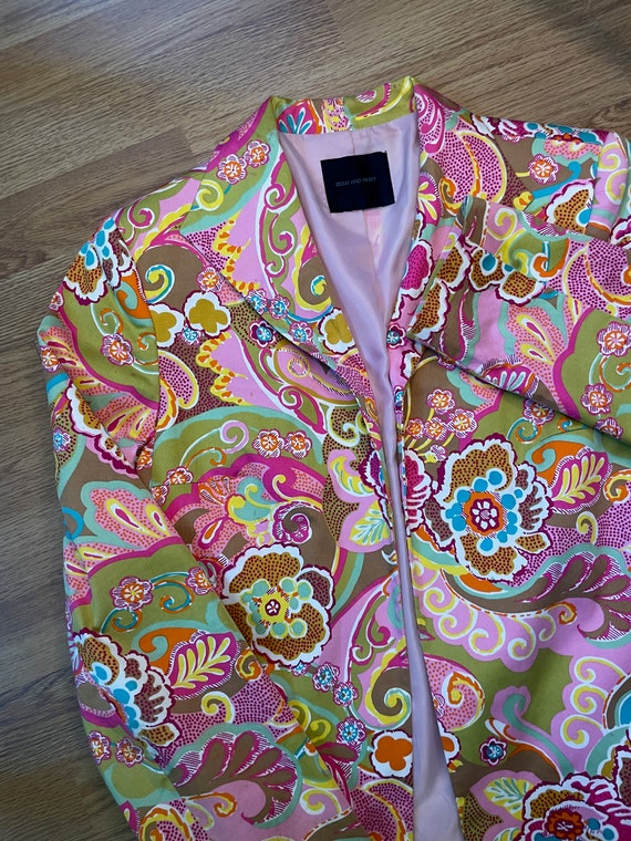 Bern & Mort Psychedelic Pea Coat - image 4