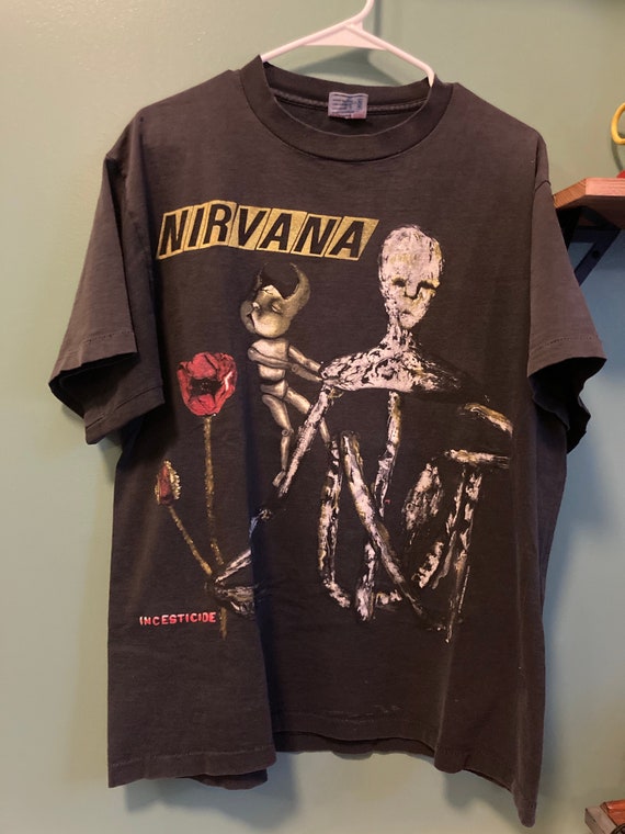 Vintage Nirvana Incesticide Band T Shirt Early 90s