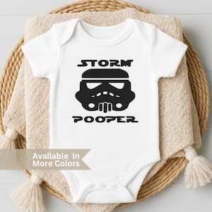 Storm Pooper Star Wars Baby Bodysuit and Funny Toddler Shirt Outfit
