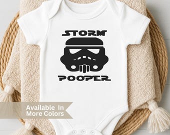 Storm Pooper Star Wars Baby Bodysuit and Funny Toddler Shirt Outfit