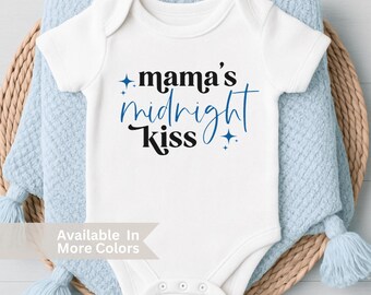Mama's Midnight Kiss Bodysuit - 2026 New Year's Eve Baby Outfit