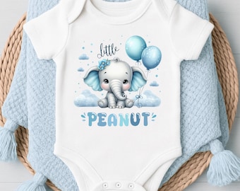 Little Peanut Elephant Baby Boy Bodysuit and Animal Newborn Romper