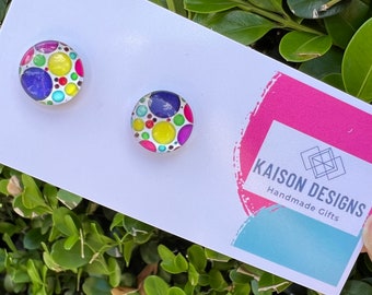 Happy Spots - 12mm Resin Studs.