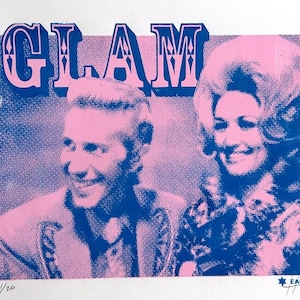 Dolly Parton/Porter Wagoner 2-Color Print