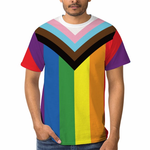 Natura smog Alligevel Buy Progressive Pride Flag LGBTQ Tshirt Pride Flag Shirt Online in India -  Etsy
