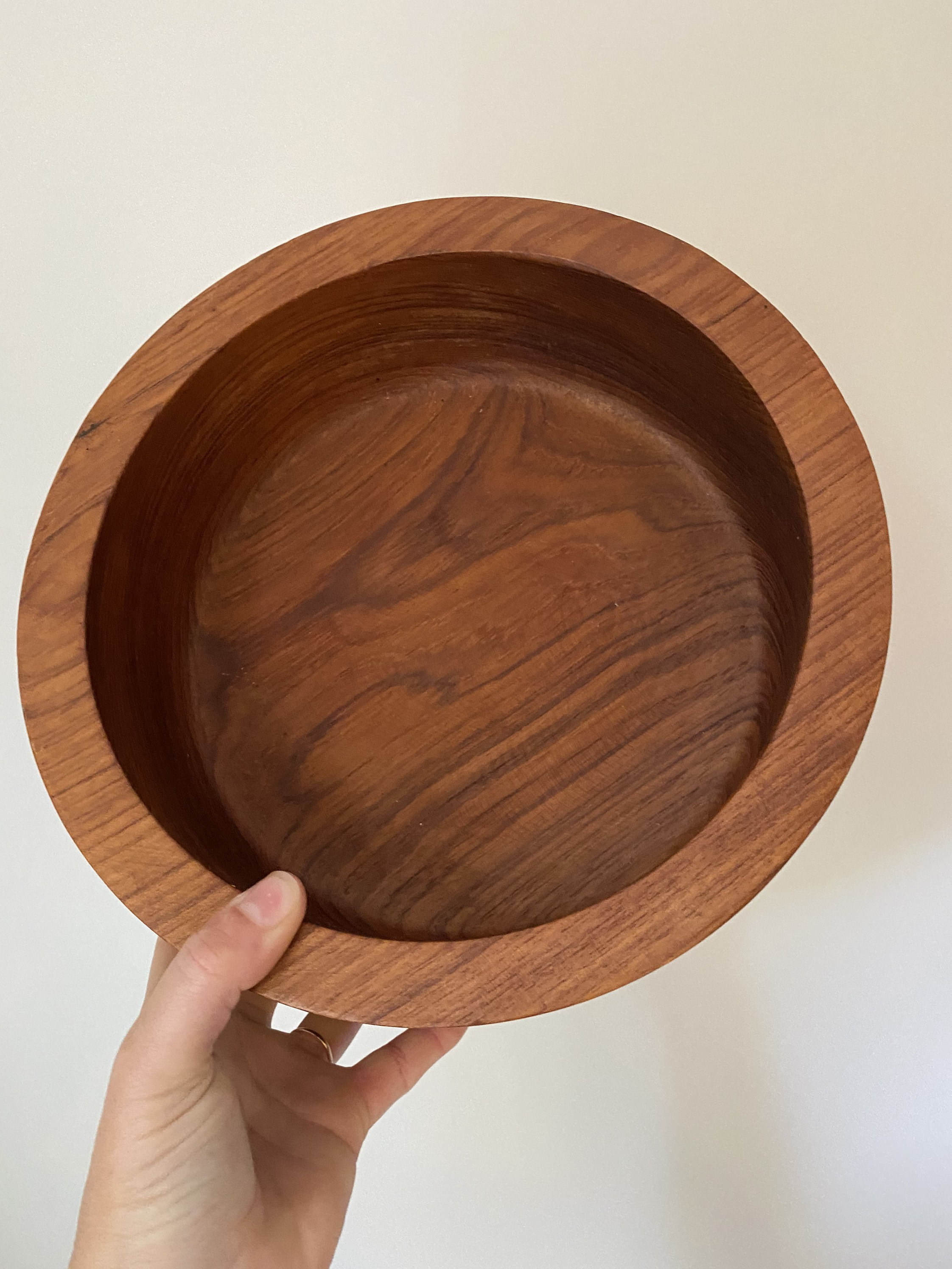 Vintage Good Wood Genuine Teak Thailand Serving Salad Bowl Set Etsy