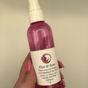 Pine & Rose balancing and clear spray