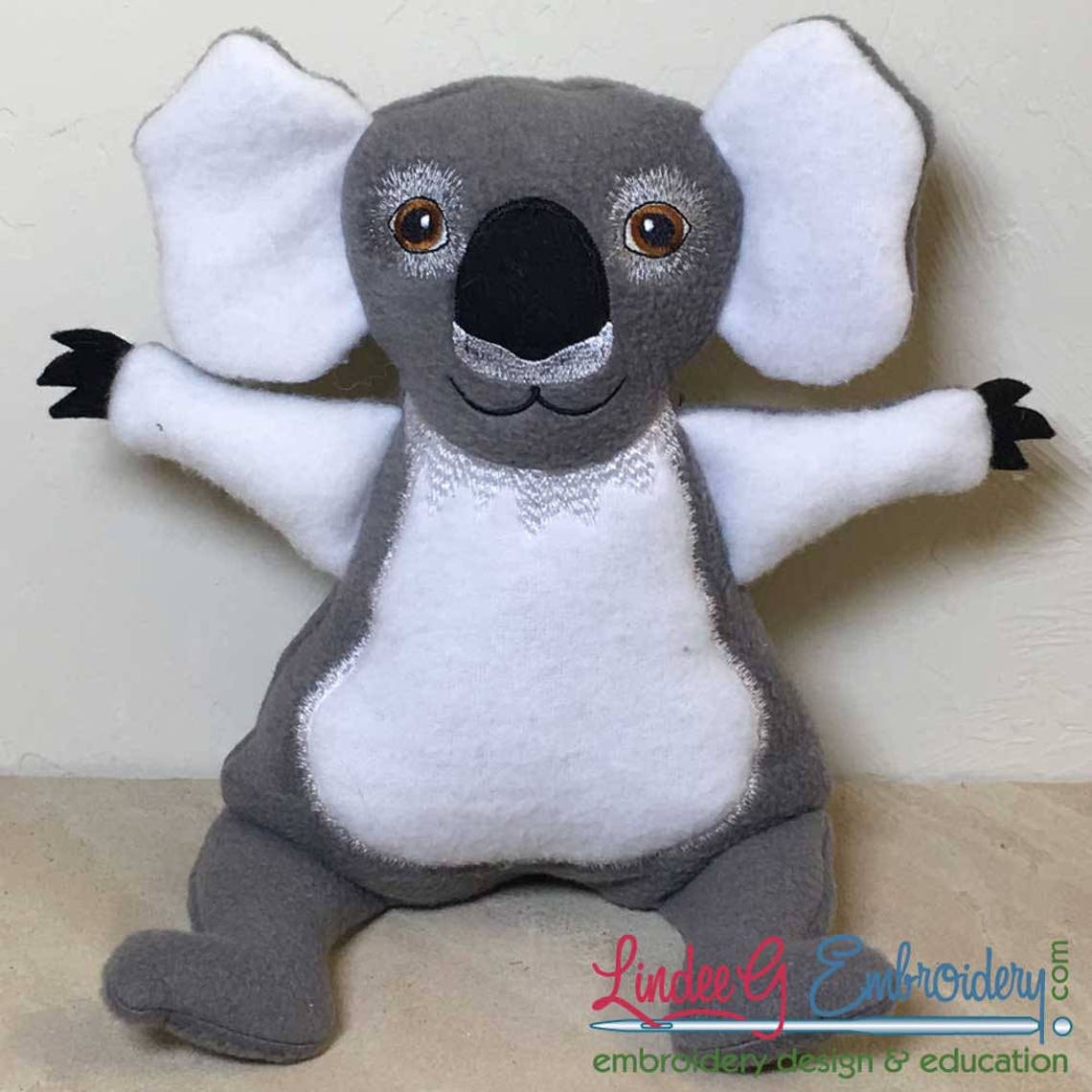 In-the-Hoop Stuffed Koalas set of 6 multi-piece animals | Etsy