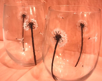 Dandelion wish Stemless wine