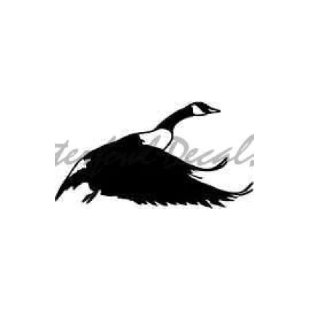 Goose Flight Sticker Goose Flying up Vinyl Decal Goose Hunting Sticker 2006 - Etsy