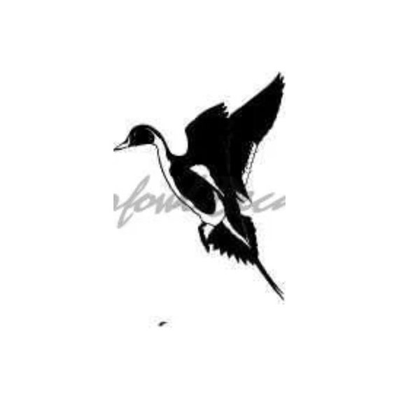 American Flag Drake Pintail Duck Hunting Water Fowl Decal