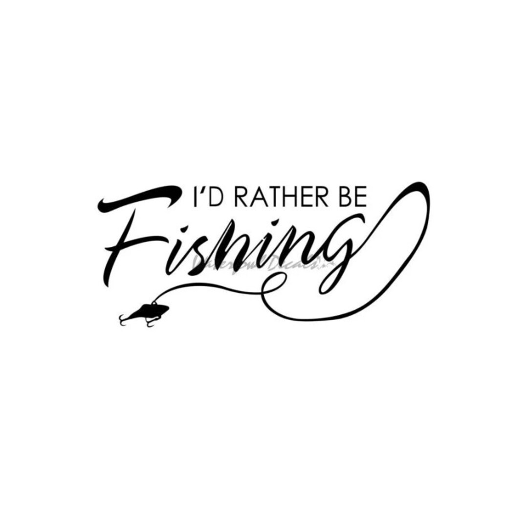 Id rather be fishing tattoo