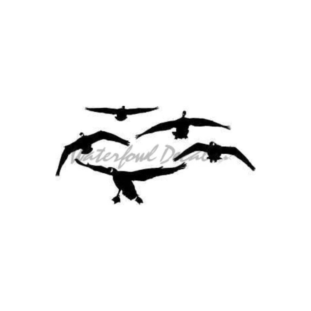 Canadas From the Front Vinyl Decal Canada Goose Hunting Etsy