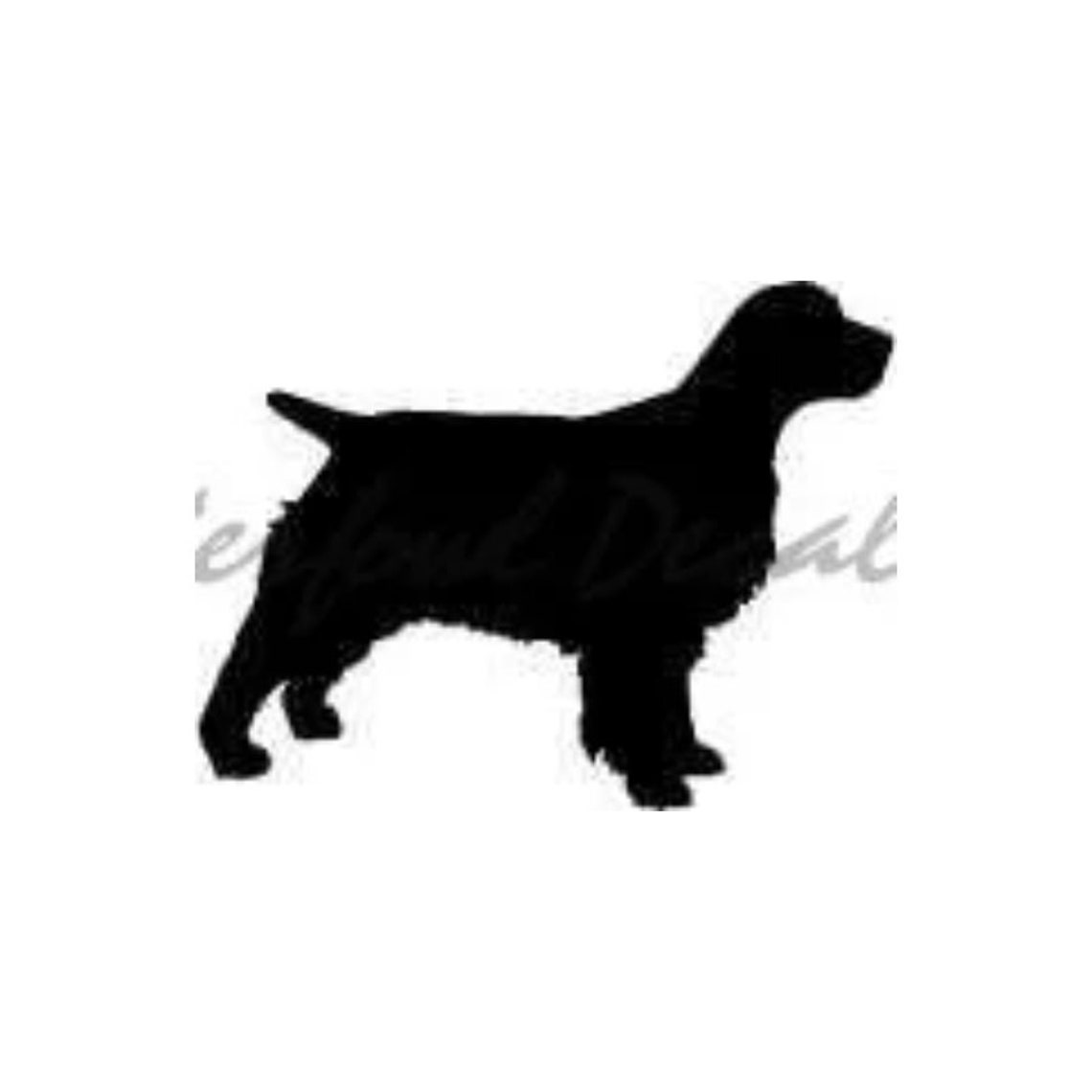 Springer Spaniel Decal Springer Spaniel Standing Hunting Dog - Etsy