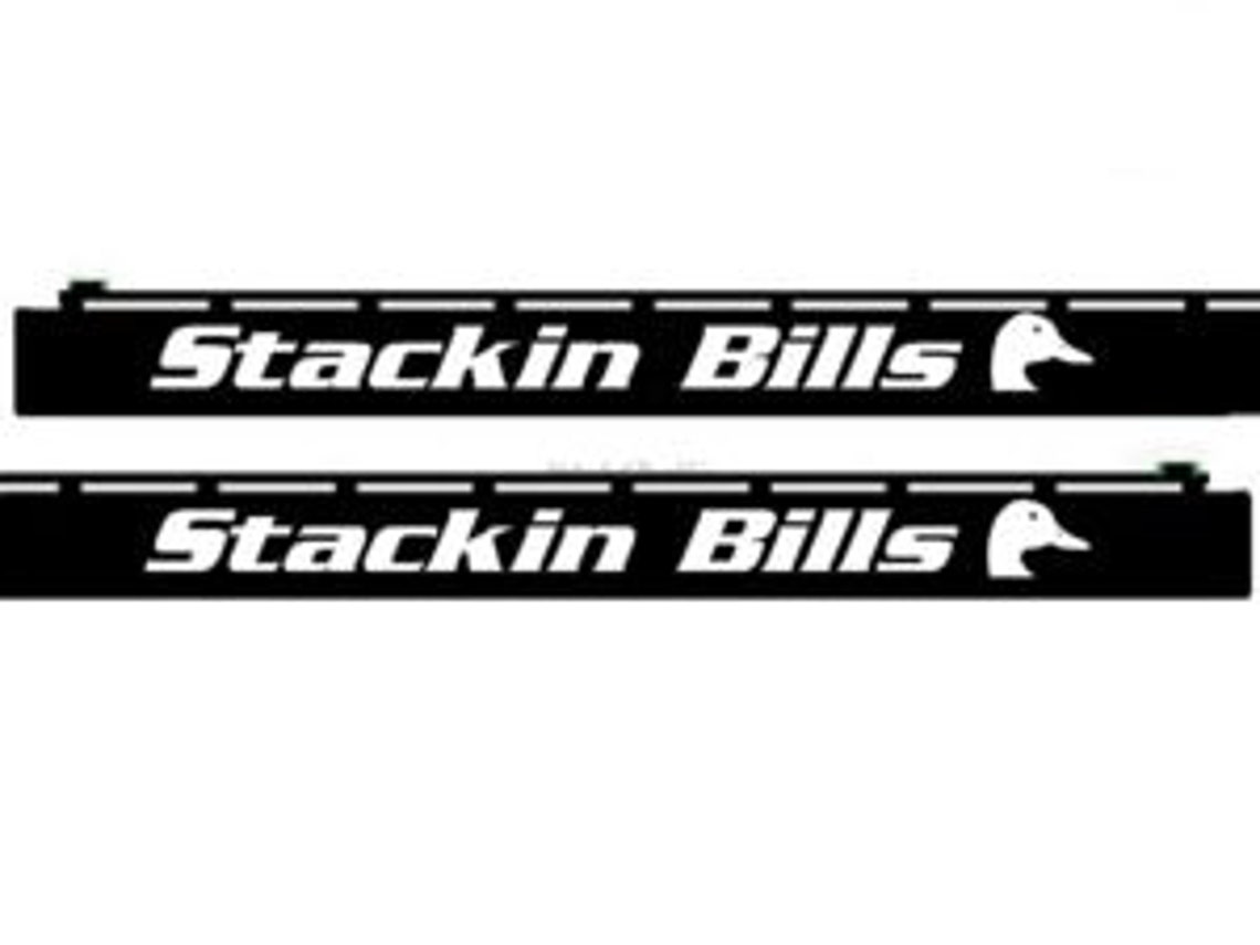 Barrel Stackin Bills With Duck Head Decal Barrel Duck Etsy