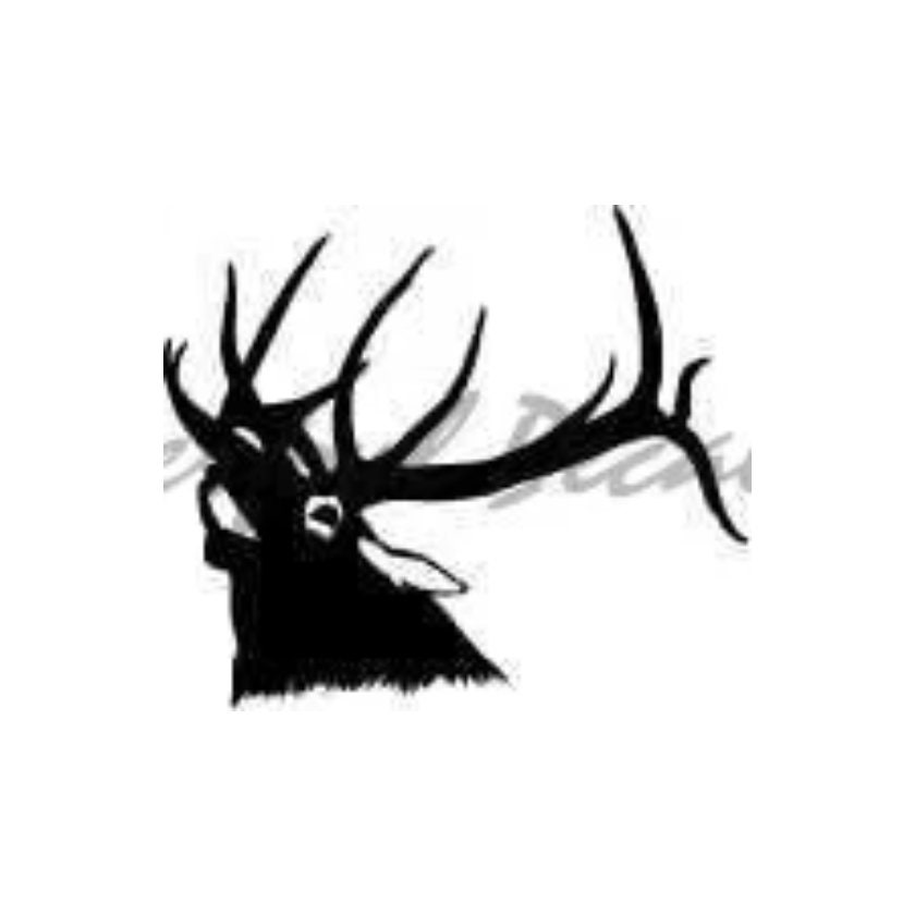 Bull Elk Bugle Vinyl Graphic Decal Elk Hunting Sticker Etsy