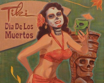 Tiki- Dia De Los Muertos