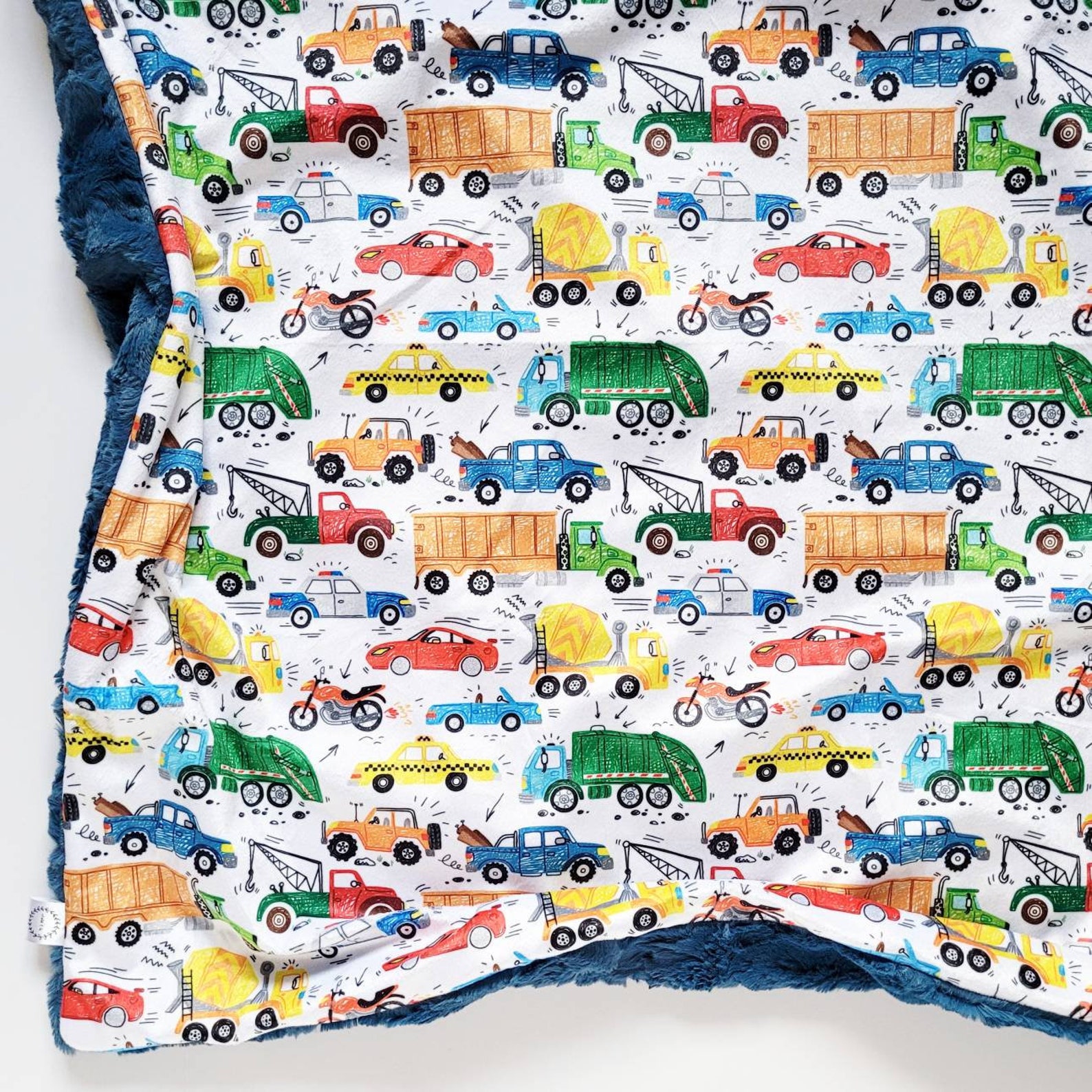 Cars Baby Blanket Minky Baby Blanket Faux Fur Baby Blanket Etsy
