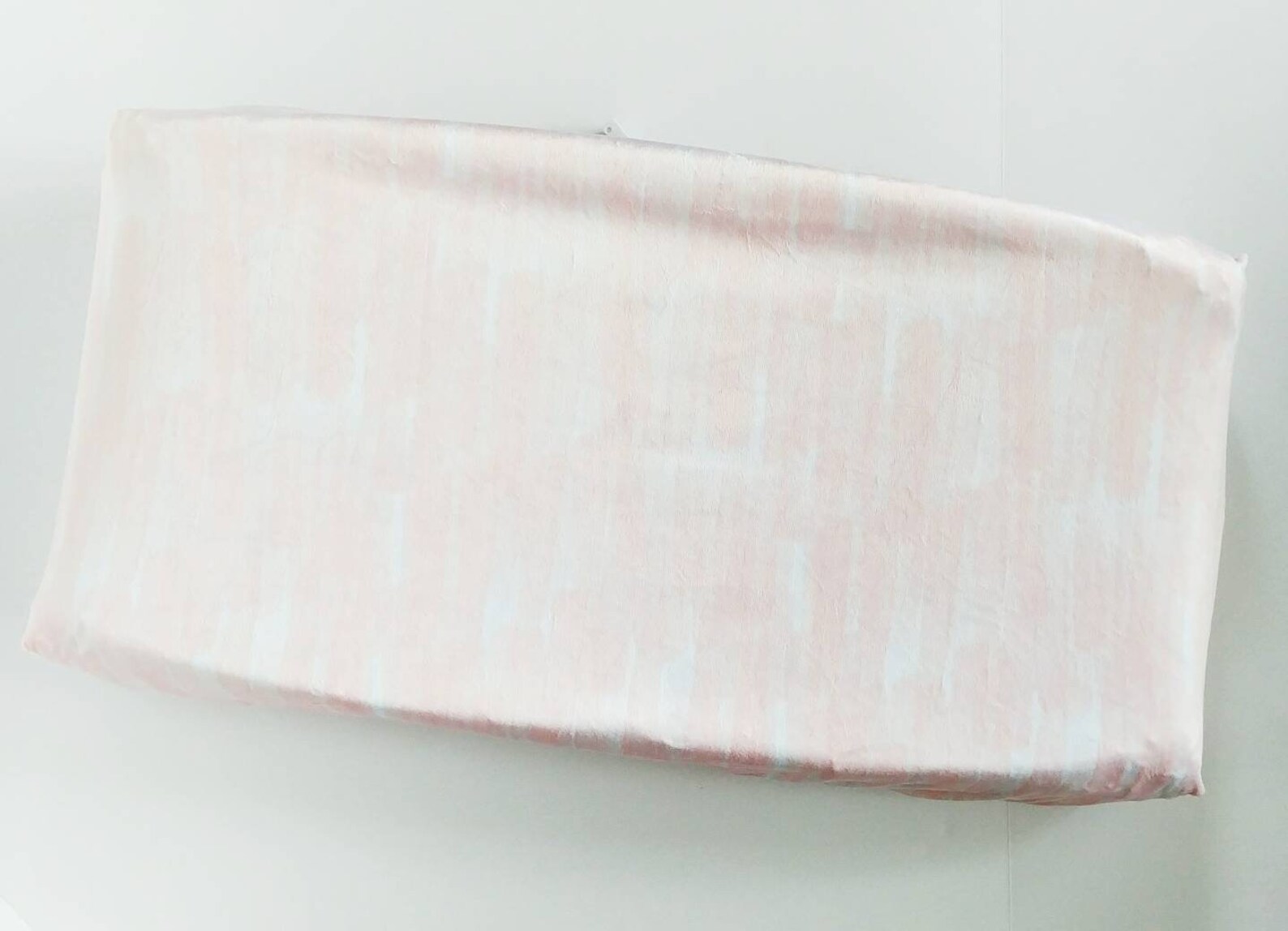 Blush Pink Watercolor Stroke Changing Pad Cover Minky Etsy