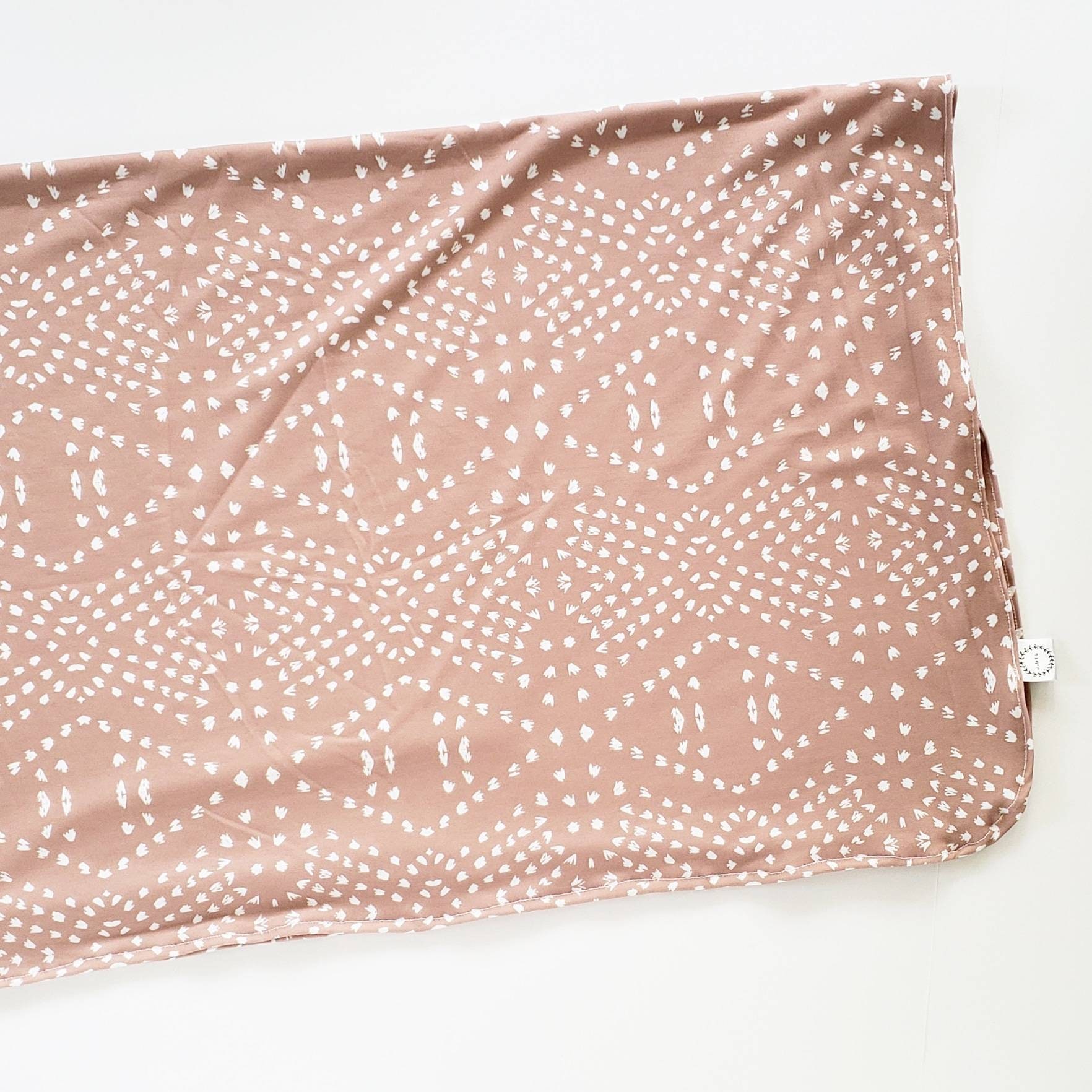 Swaddle in Mauve Mudcloth Jersey Knit Swaddle Watercolor Etsy