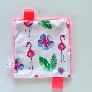 Crinkle Mini, Crinkle, Mini, Mini Lovey, Noise, Sensory Mini, Faux Fur, Baby Mini, Neutral, Crinkle Paper, White Noise, Flamingo, Pink