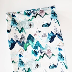 Blue Mountain Changing Pad Cover, Minky Changing Pad Cover, Woodland Changing Pad Cover, Indigo Changing Pad Cover, Boy, Girl, Neutral