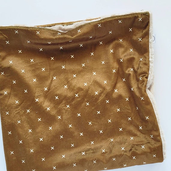 Ochre X Baby Blanket Forest Baby Blanket Minky Baby Blanket
