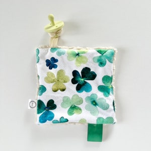 Paci Mini, Pacifier Mini, Bink Mini, Mini Lovey, Mini, Sensory Mini, Faux Fur, Shamrock, Clover, Green Baby Mini, Neutral, St Paddy, Binky