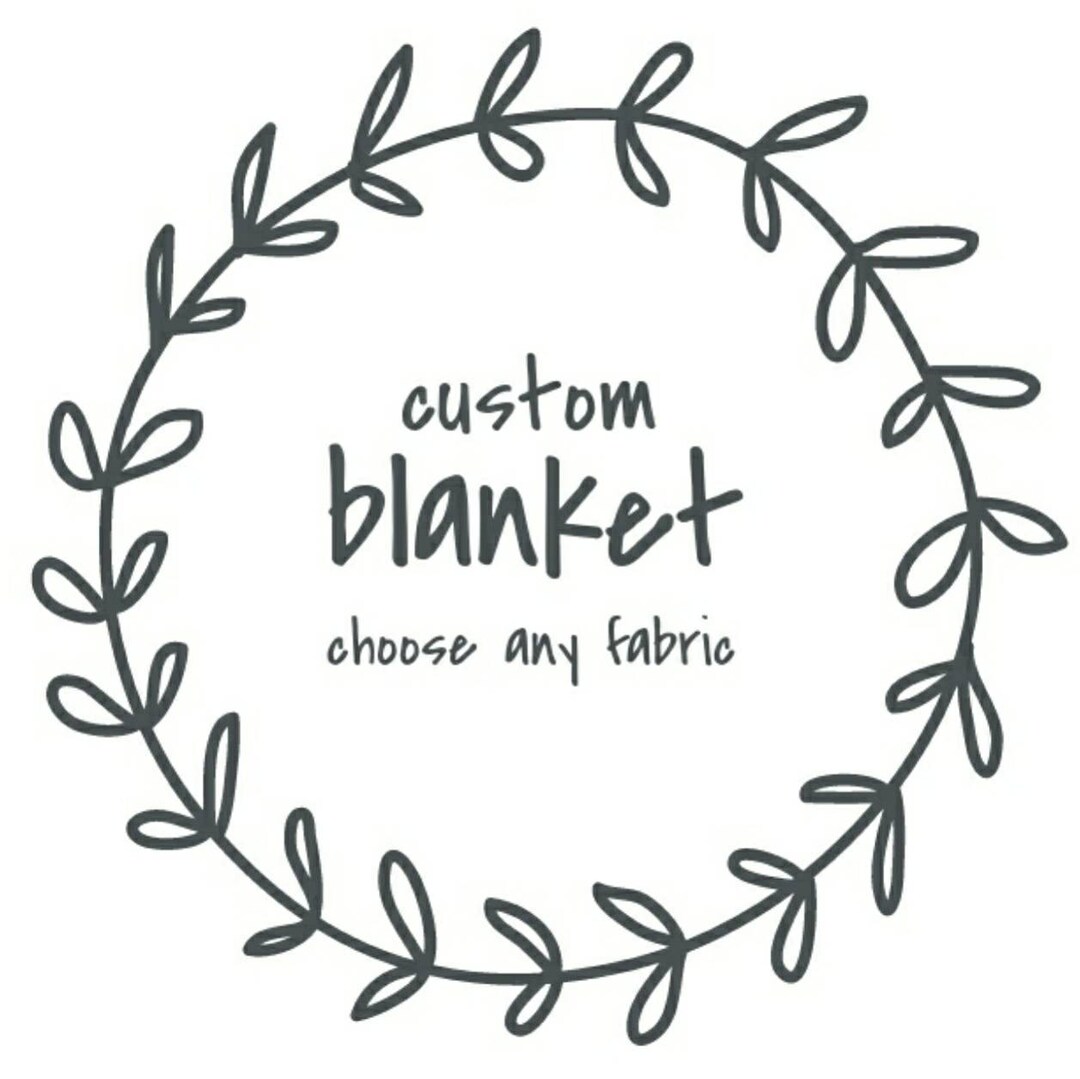 Custom Baby Blanket Custom Minky Baby Blanket Custom Faux Etsy
