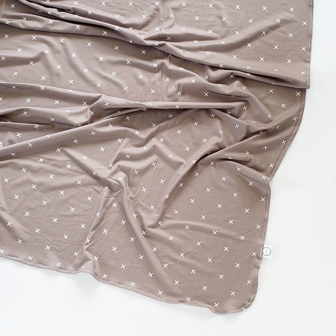 Swaddle in Mocha X Jersey Knit Swaddle Mocha Stripe Swaddle Etsy