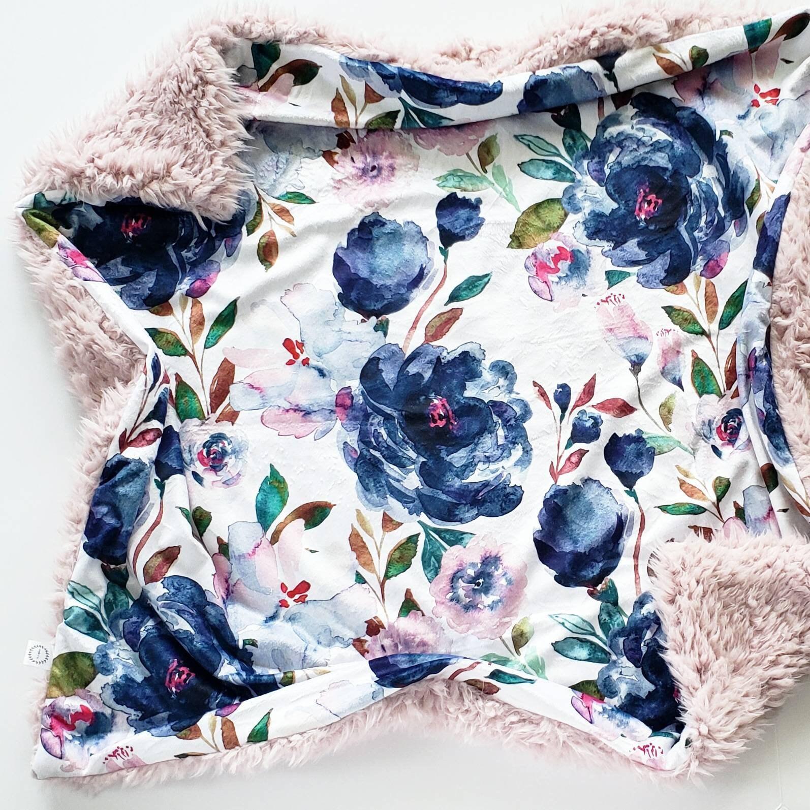Floral minky blanket discount