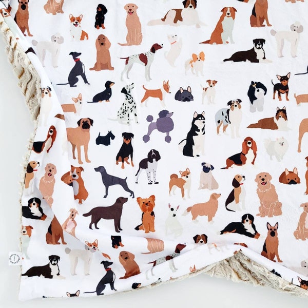 Puppy Dog Baby Blanket Etsy