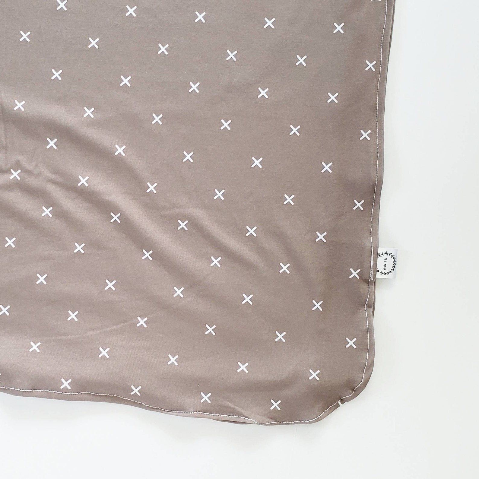 Swaddle in Mocha X Jersey Knit Swaddle Mocha Stripe Swaddle Etsy