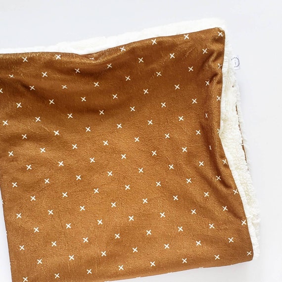 Ochre X Baby Blanket Forest Baby Blanket Minky Baby Blanket