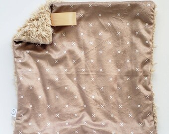 Almond X Lovey, Minky Lovey, Faux Fur Lovey, Beige Lovey, Taupe Lovey, Girl Lovey, Cross Lovey, Honey Lovey, Boy Lovey, Neutral, Almond, Tan