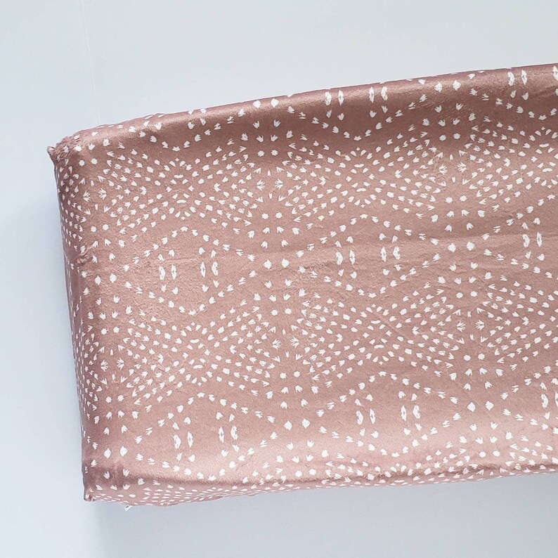 Mauve Mudcloth Changing Pad Cover Minky Changing Pad Cover Etsy