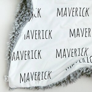 Personalized Name Minky Baby Blanket, Minky Baby Blanket, Faux Fur Baby Blanket, Girl Baby Blanket, Boy Baby Blanket, Neutral Blanket