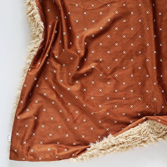 copper baby blanket