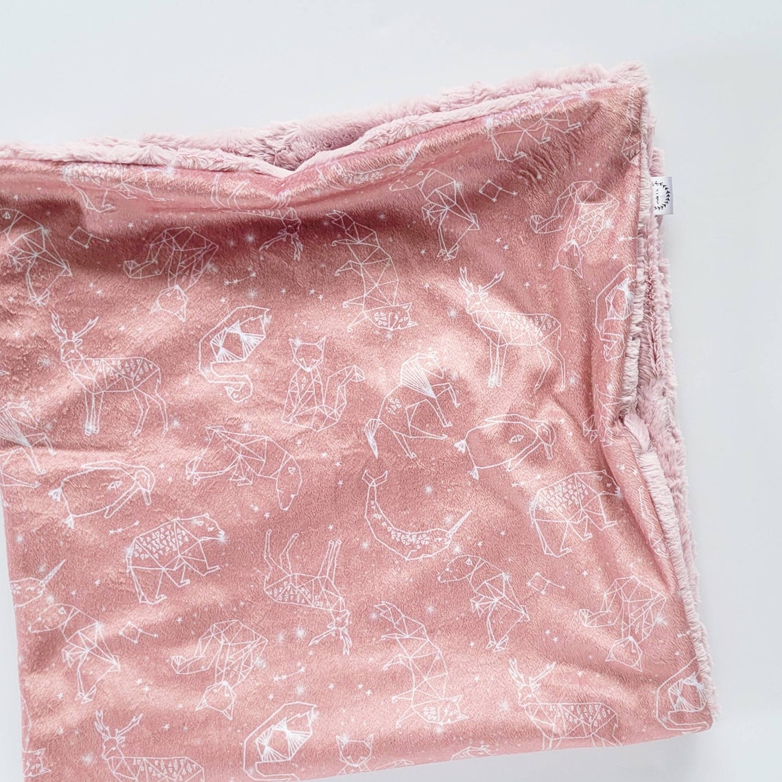 Baby Blanket Pink Stars Gift Set main image 1