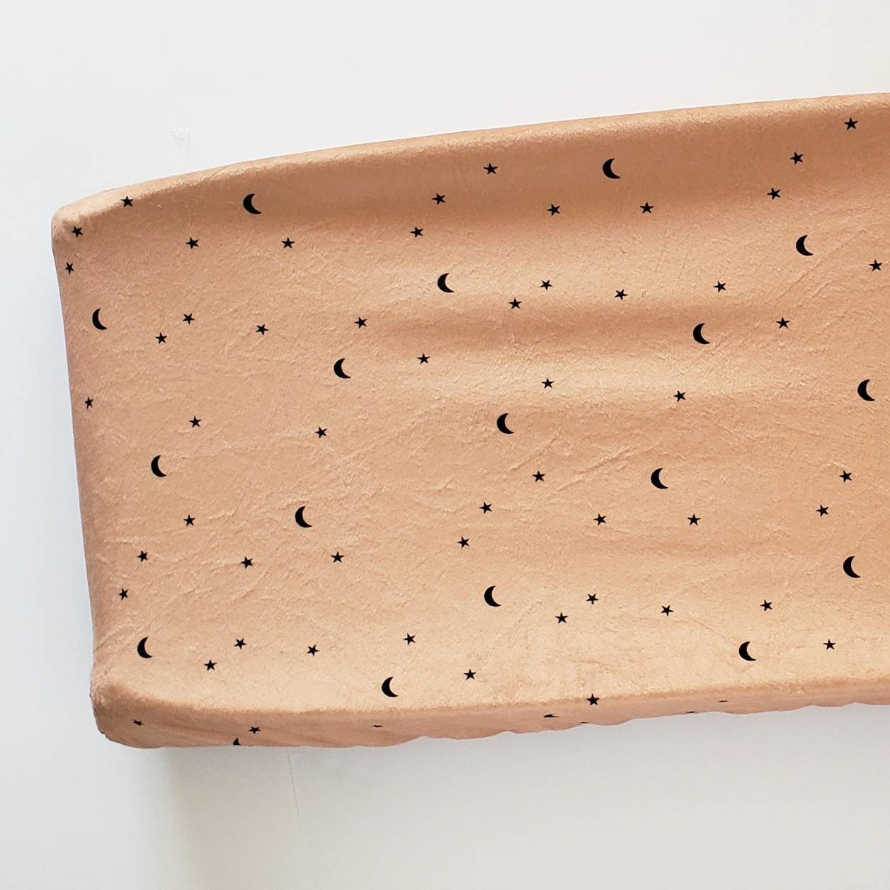 Camel Moons and Stars Changing Pad Cover Minky Changing Pad Etsy