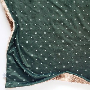 Olive X Baby Blanket Forest Baby Blanket Minky Baby Blanket - Etsy