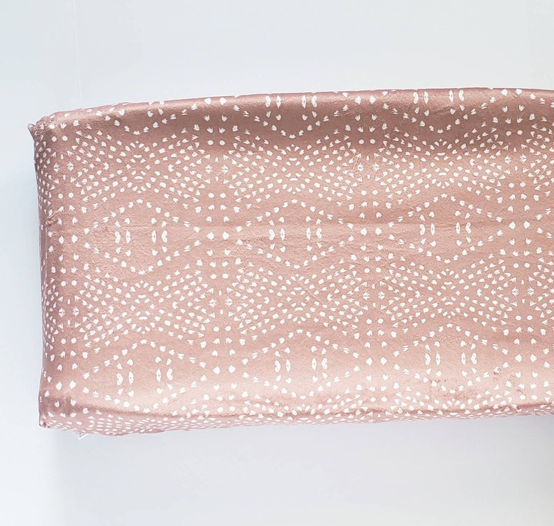 Mauve Mudcloth Changing Pad Cover Minky Changing Pad Cover Etsy