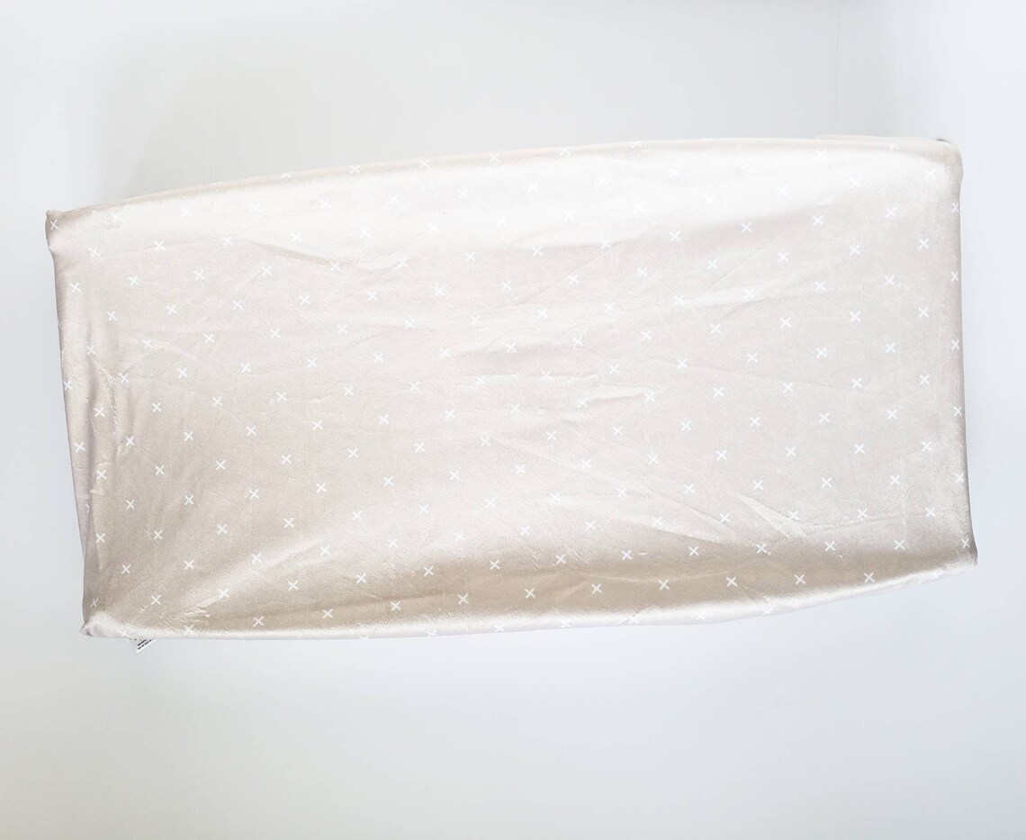 Beige X Changing Pad Cover Minky Changing Pad Cover Tan Etsy