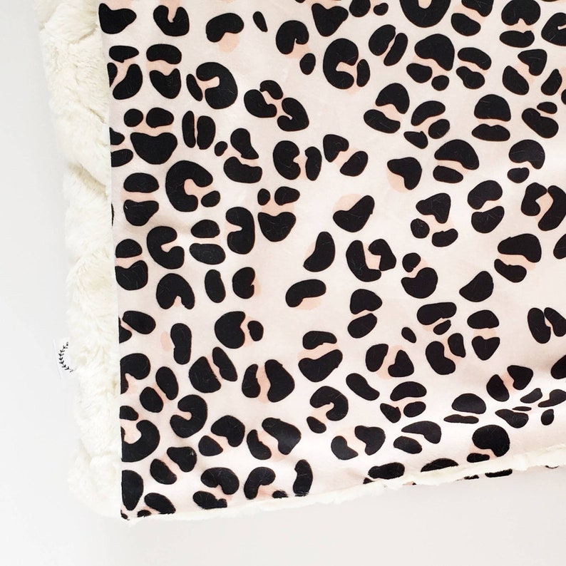 Leopard Baby Blanket Cheetah Print Baby Blanket Minky Baby | Etsy