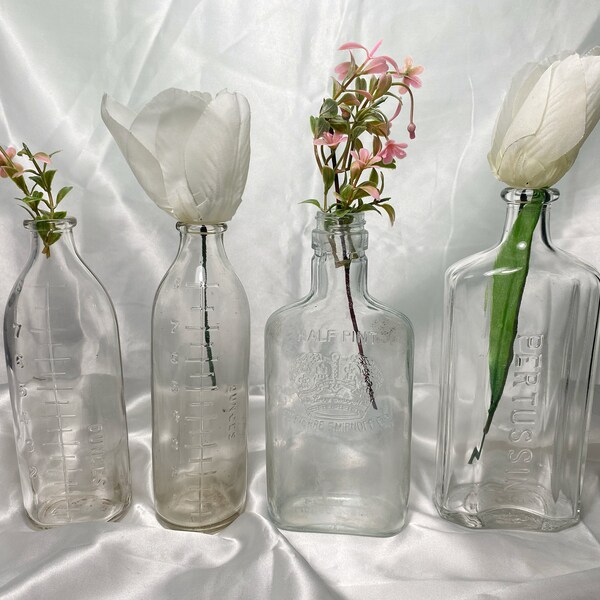 Large Glass Bottle Etsy